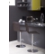 Taburete de bar lounge SURF ALTO color negro