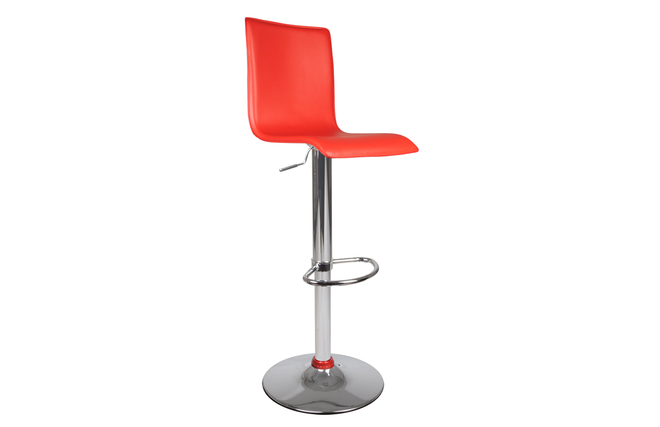 Taburete de bar lounge SURF ALTO color rojo