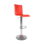 Taburete de bar lounge SURF ALTO color rojo