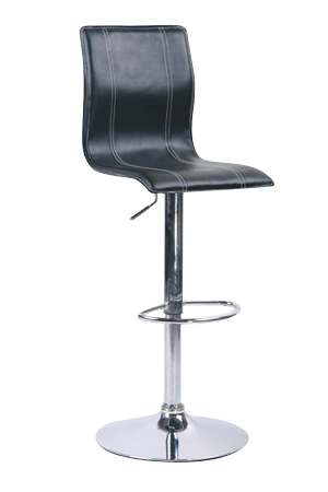 Taburete de bar lounge SURF ALTO V2 color negro