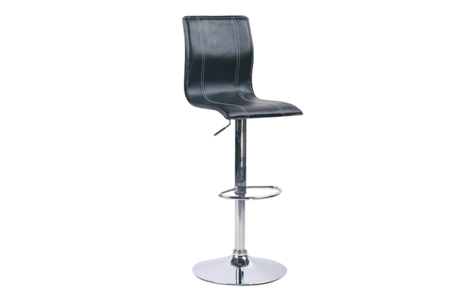 Taburete de bar lounge SURF ALTO V2 color negro