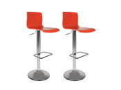 Taburete de bar NewSurf de color rojo