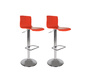 Taburete de bar NewSurf de color rojo