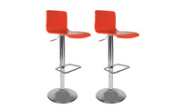 Taburete de bar NewSurf de color rojo