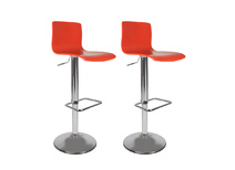 Taburete de bar NewSurf de color rojo