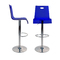 Taburete de bar SATURNO color azul transparente