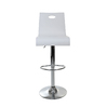 Taburete de bar SATURNO de metacrilato blanco image pub1