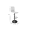 Taburete de bar surf alto color blanco (lote de 2)
