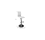 Taburete de bar surf alto color blanco (lote de 2)