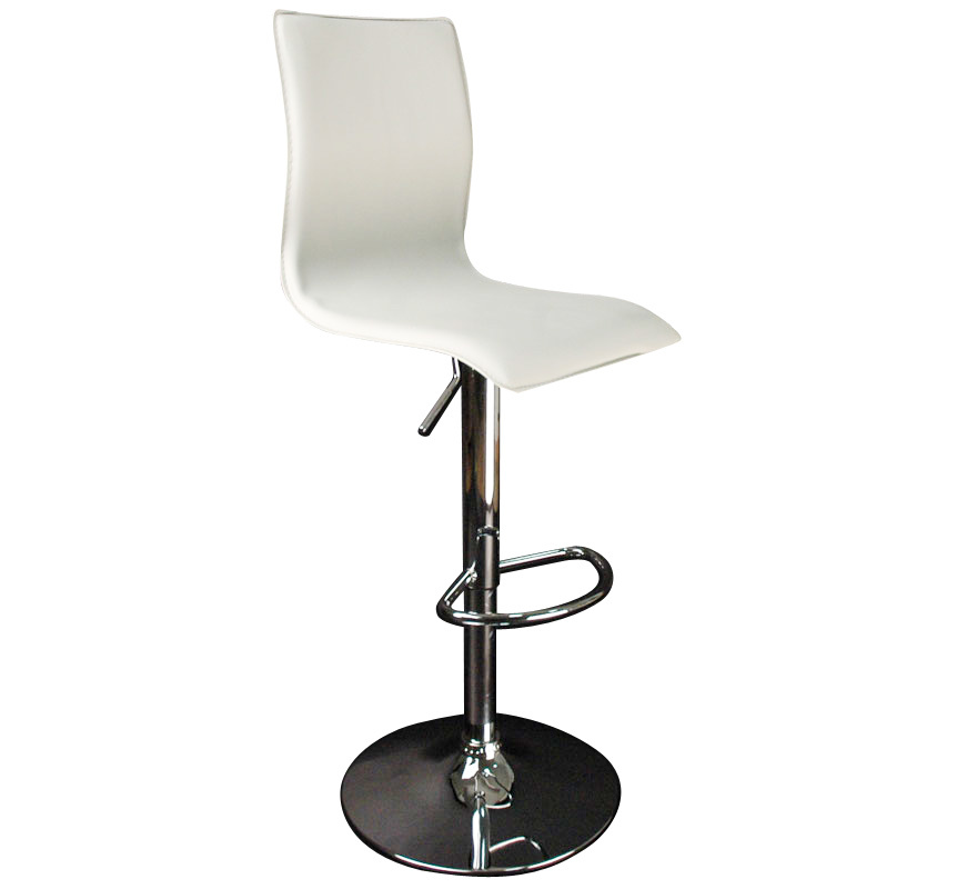 Taburete de bar surf alto color blanco