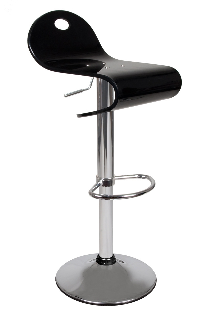 Taburete de bar up to you CELESTE color negro