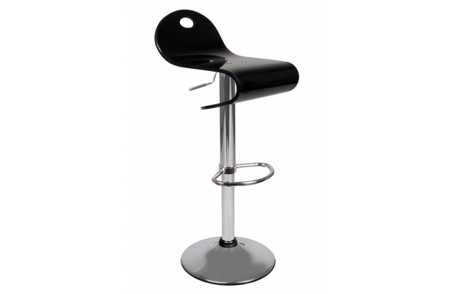 Taburete de bar up to you CELESTE color negro