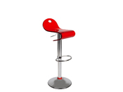 Taburete de bar up to you CELESTE color rojo