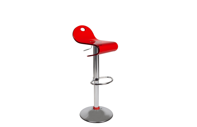 Taburete de bar up to you CELESTE color rojo