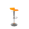 Taburete de bar VEGA bicolor naranja y blanco