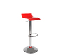 Taburete de bar VEGA bicolor rojo y blanco