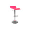 Taburete de bar VEGA bicolor rosa y blanco