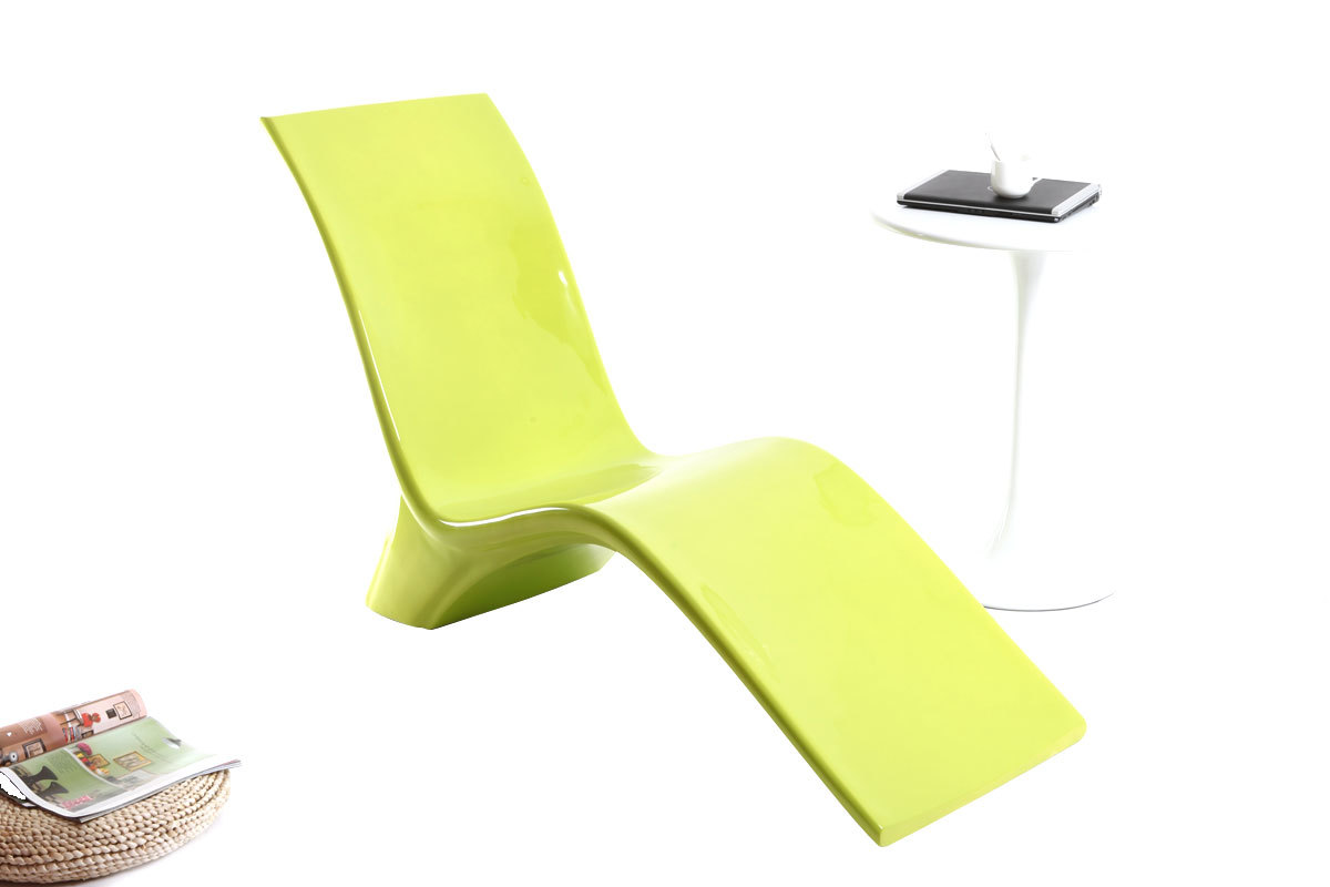 Tumbona de dise&ntilde;o verde anis ZOWIE