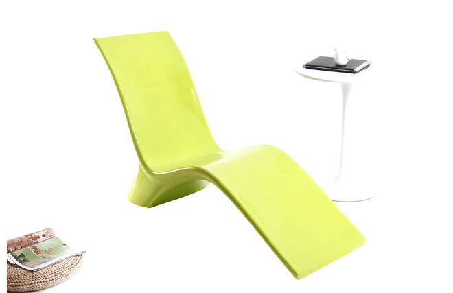Tumbona de dise&ntilde;o verde anis ZOWIE