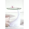 Velador de dise&ntilde;o COURBELLA � color blanco
