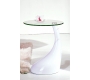 Velador de dise&ntilde;o COURBELLA � color blanco