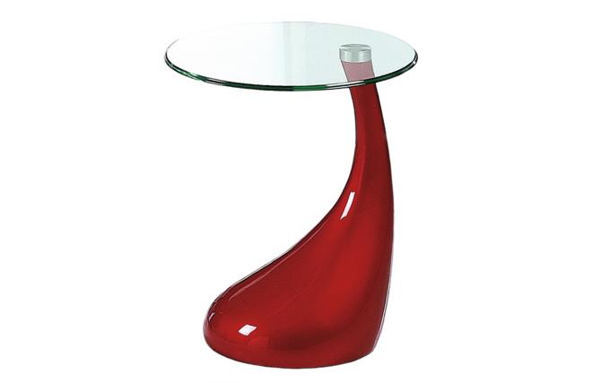 Velador de dise&ntilde;o COURBELLA � color rojo