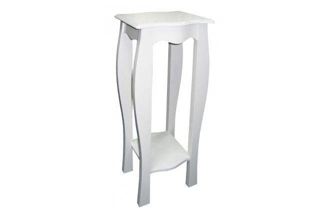 Velador / mesa de rinc&oacute;n LOUISA � color blanco