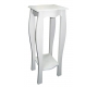 Velador / mesa de rinc&oacute;n LOUISA � color blanco