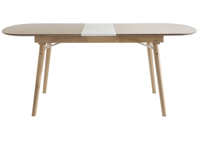 Mesa de comedor extensible en madera clara L150-180 cm SHELDON