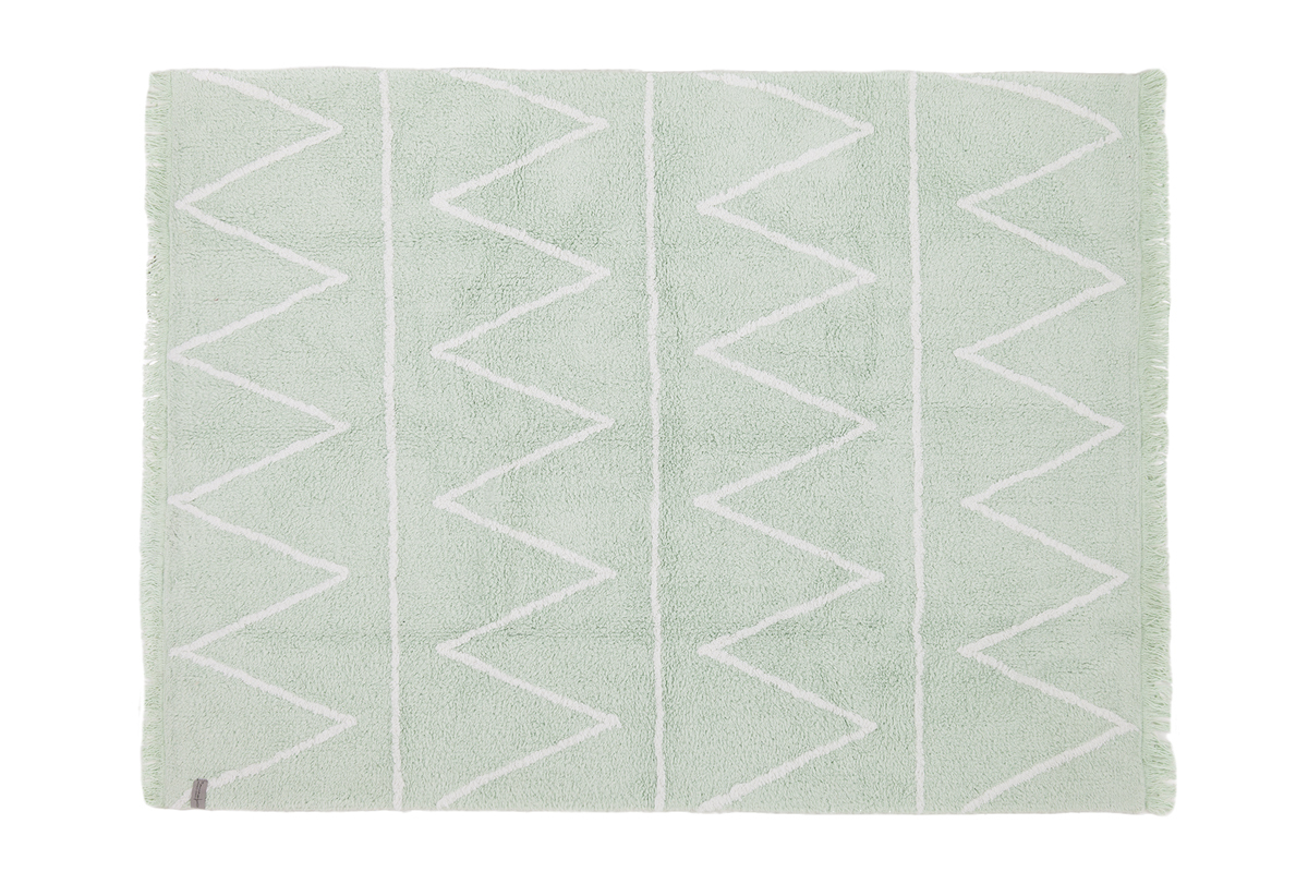 Alfombra algod�n 120x160cm menta ALISHIA