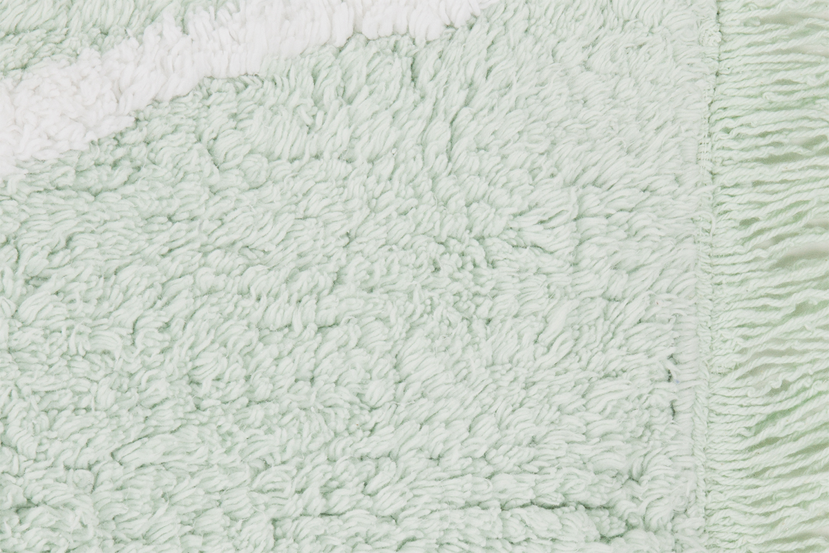 Alfombra algod�n 120x160cm menta ALISHIA