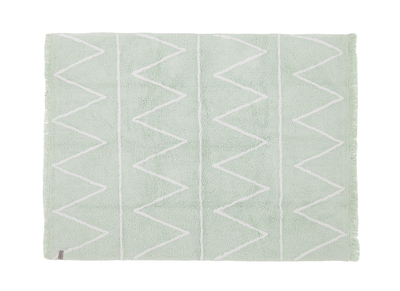Alfombra algod&oacute;n 120x160cm menta ALISHIA