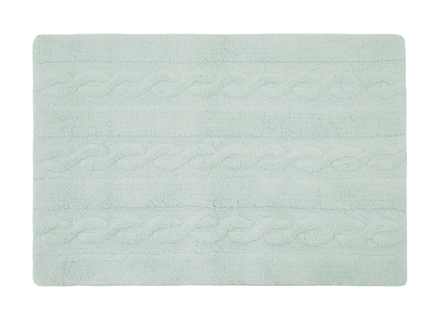 Alfombra algod&oacute;n 120x160cm menta INES