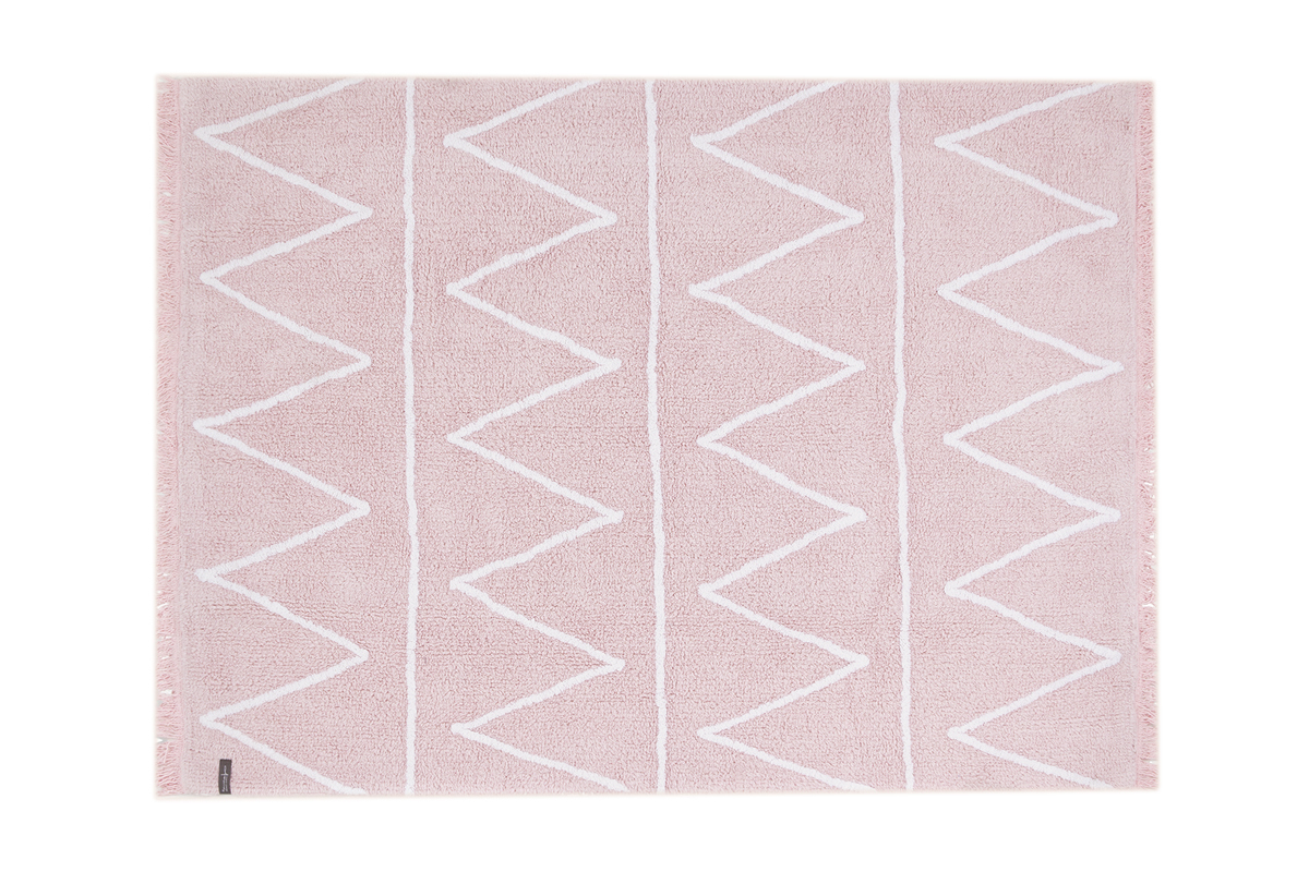 Alfombra algod�n 120x160cm rosa ALISHIA