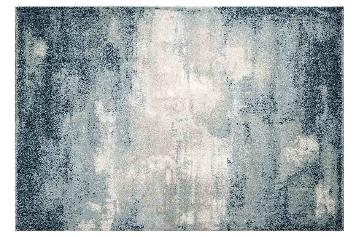Alfombra azul en polipropileno 160x230 cm CHLOE
