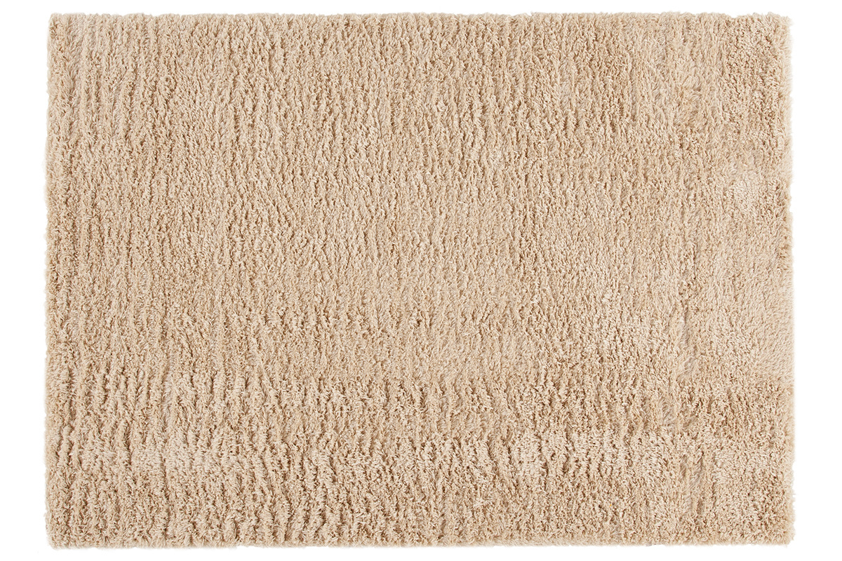 Alfombra beige 160x230 cm PLUMA