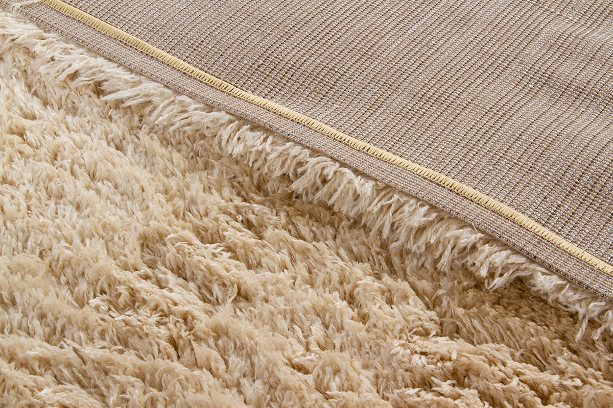 Alfombra beige 160x230 cm PLUMA