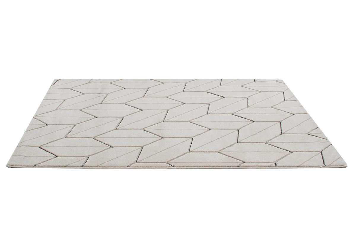 Alfombra beige natural 160 x 230 cm CORN