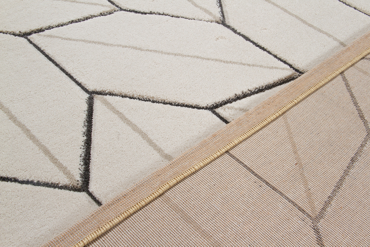 Alfombra beige natural 160 x 230 cm CORN