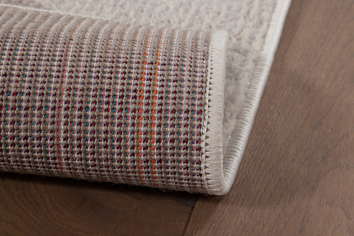 Alfombra beige y gris con motivo grfico 160נ230cm ARID