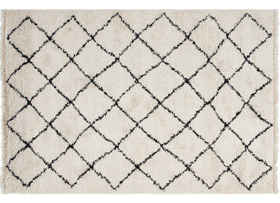 Alfombra bereber crudo 160 x 230 cm ZELIA