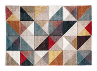 Alfombra con estampado gr&aacute;fico multicolor 160&nbsp;&times;&nbsp;230&nbsp;cm CHROMA