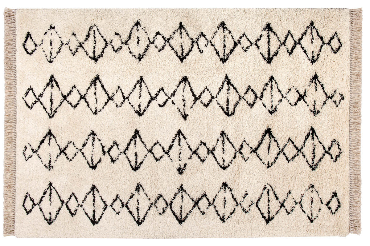Alfombra con motivo de rombos 160 x 230 cm ZITOUN