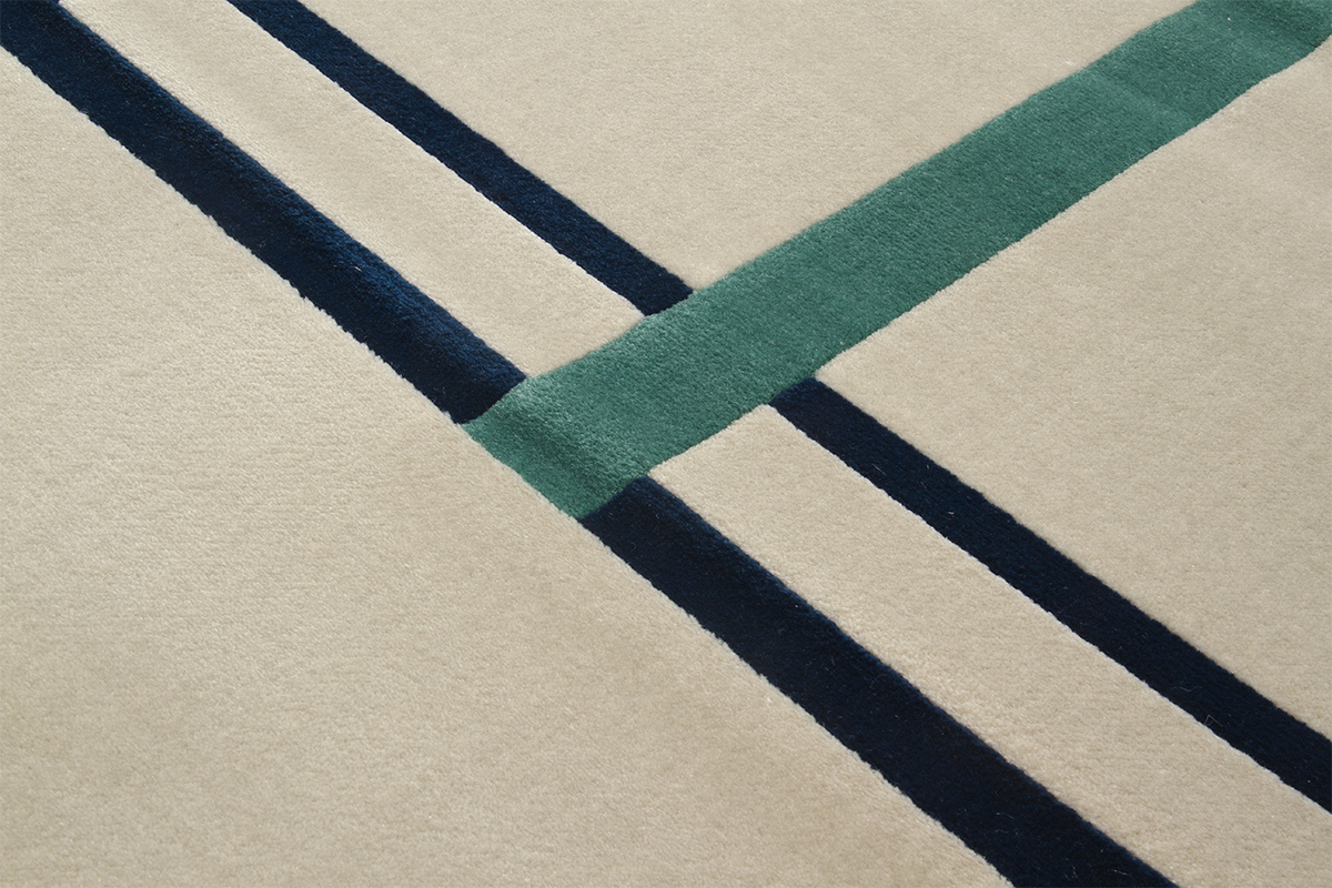 Alfombra con motivos multicolor 160x230cm  MONDRIAN