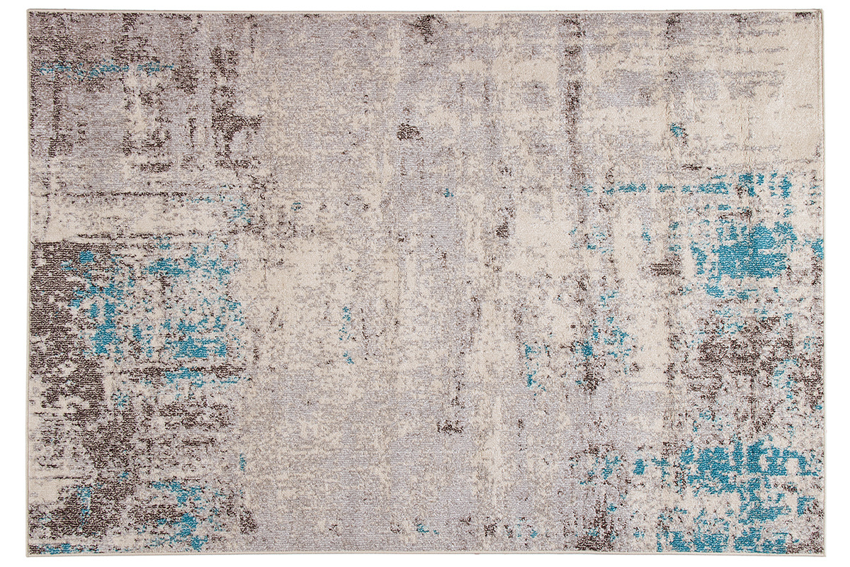 Alfombra crudo y azul 160 x 230 cm CAPS