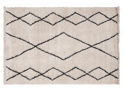 Alfombra de cama de estilo bereber 60 × 120 cm TRIBU