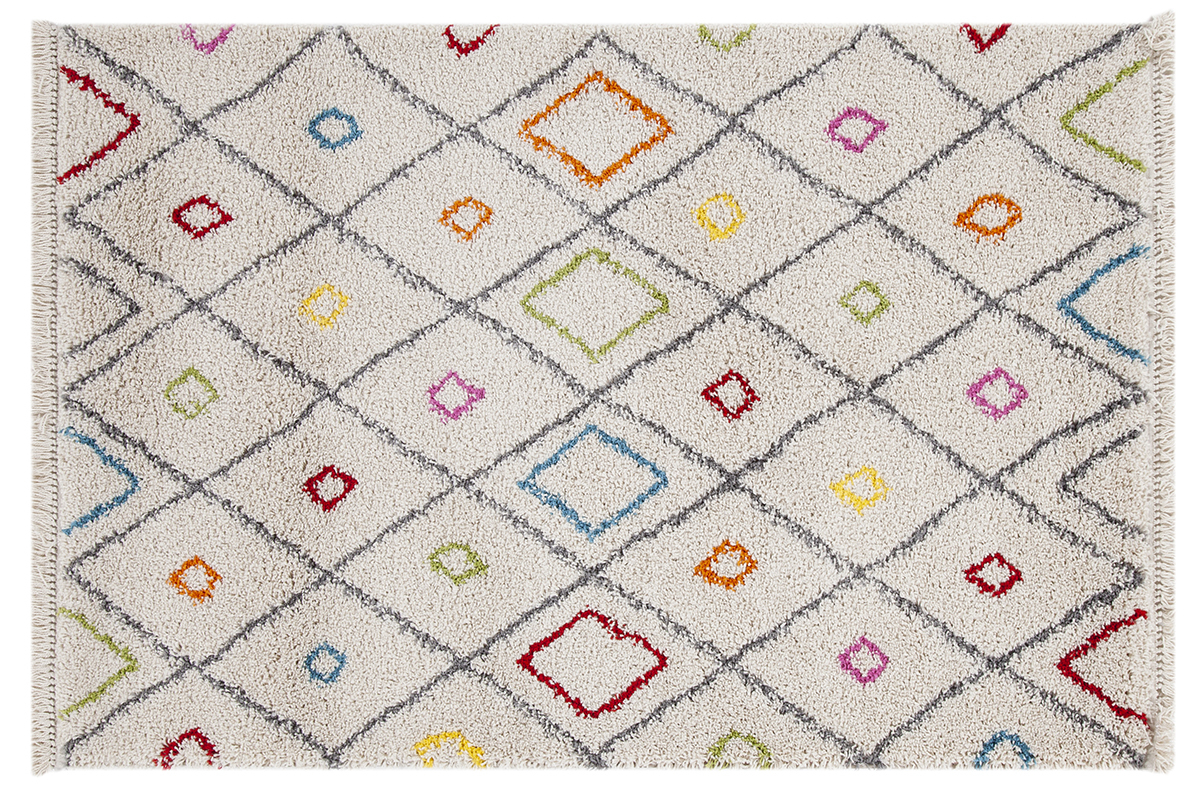 Alfombra de estilo bereber multicolor 160נ230cm ULAP