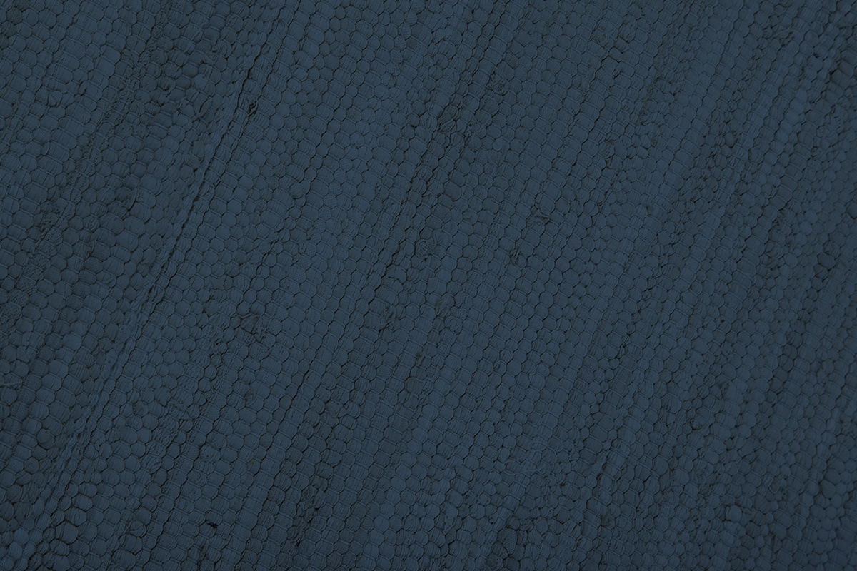 Alfombra de pasillo azul oscuro 60 x 200 cm AUBAGNE