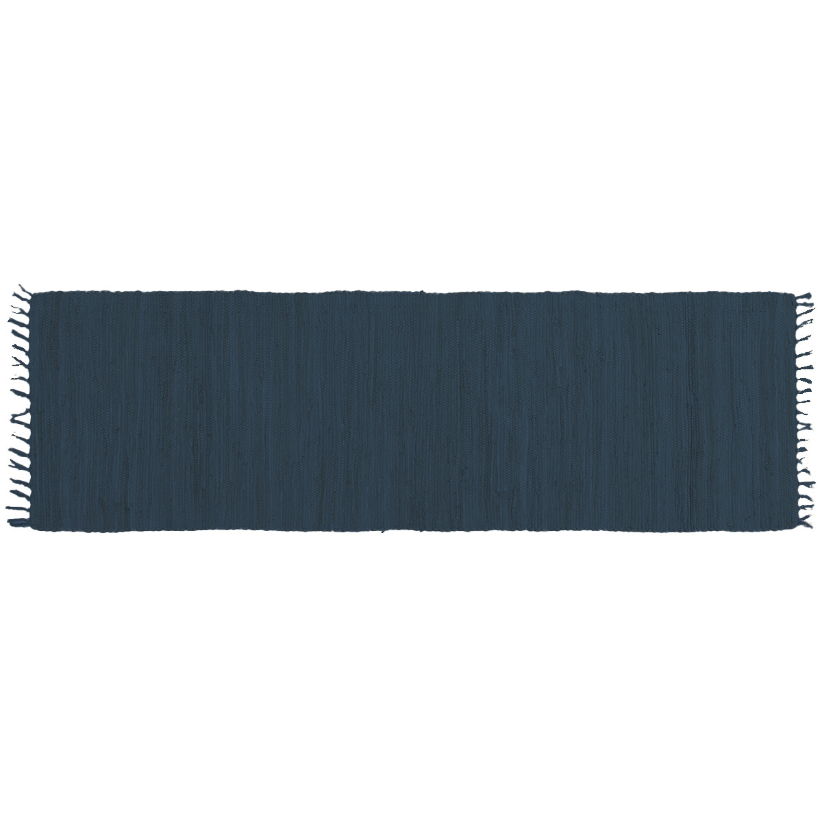 Alfombra de pasillo azul oscuro 60 x 200 cm AUBAGNE