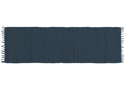 Alfombra de pasillo azul oscuro 60 x 200 cm AUBAGNE